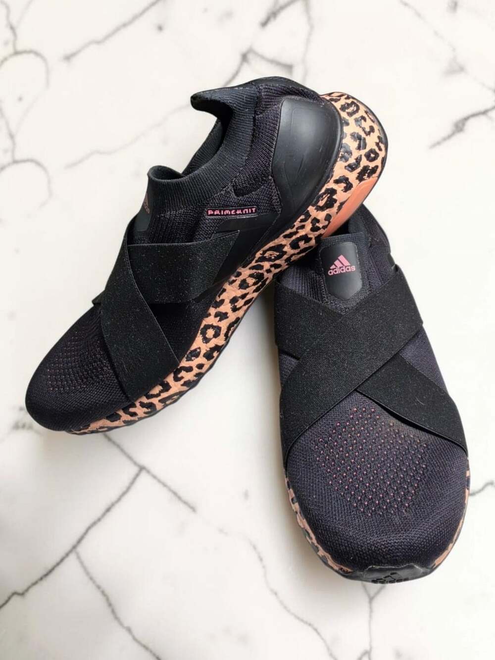 Adidas UltraBoost Slip On DNA Leopard Print Sneakers